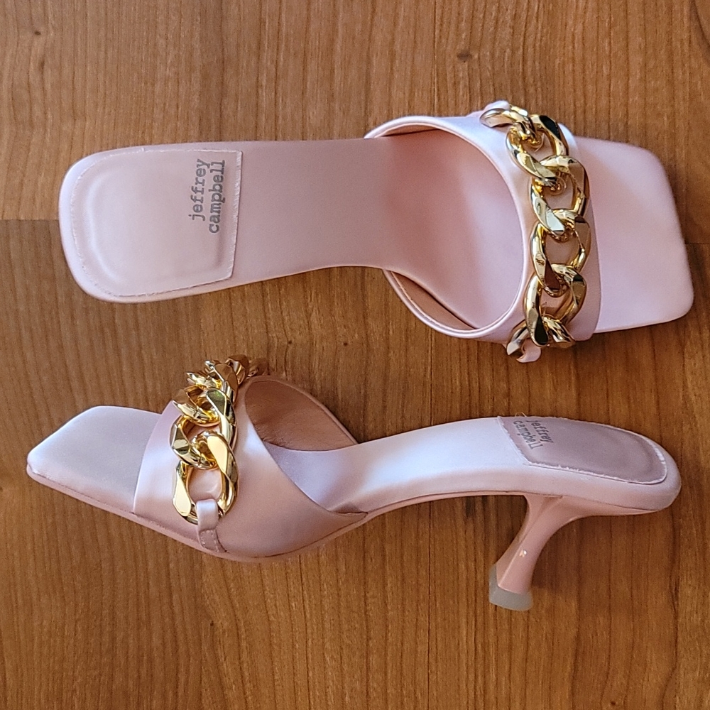 JEFFREY CAMPBELL Mr Big Chain Slide Sandal - Picture 5 of 8